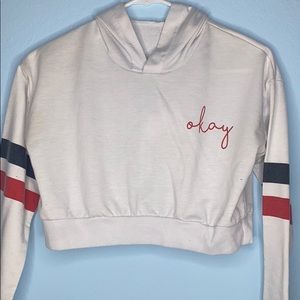 cropped hoodie